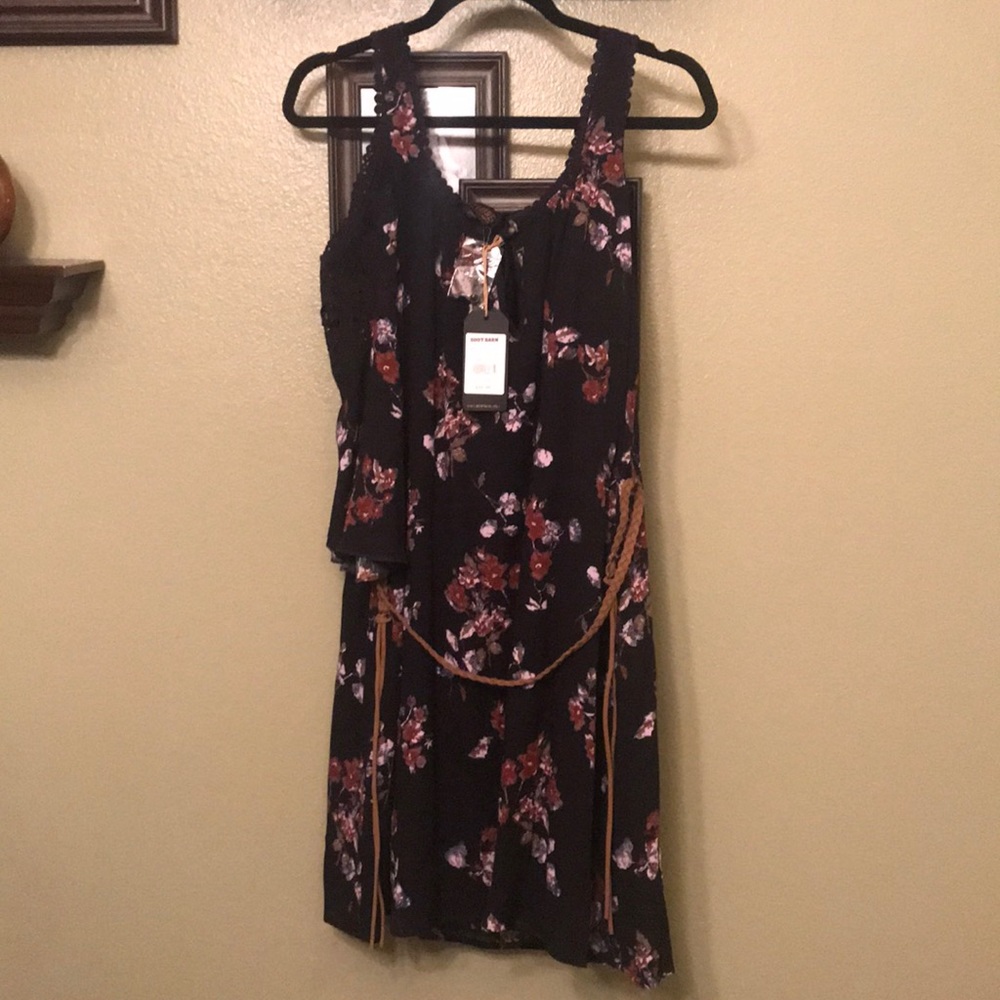 Black Country western dress.
